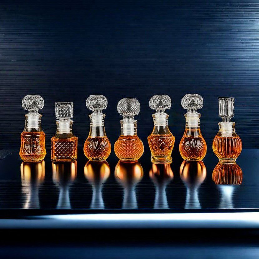 50 მლ მინიატურული ალკოჰოლის ბოთლები