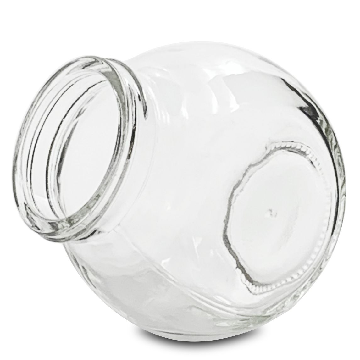 150მლ დახრილი მინის ქილა საბითუმო