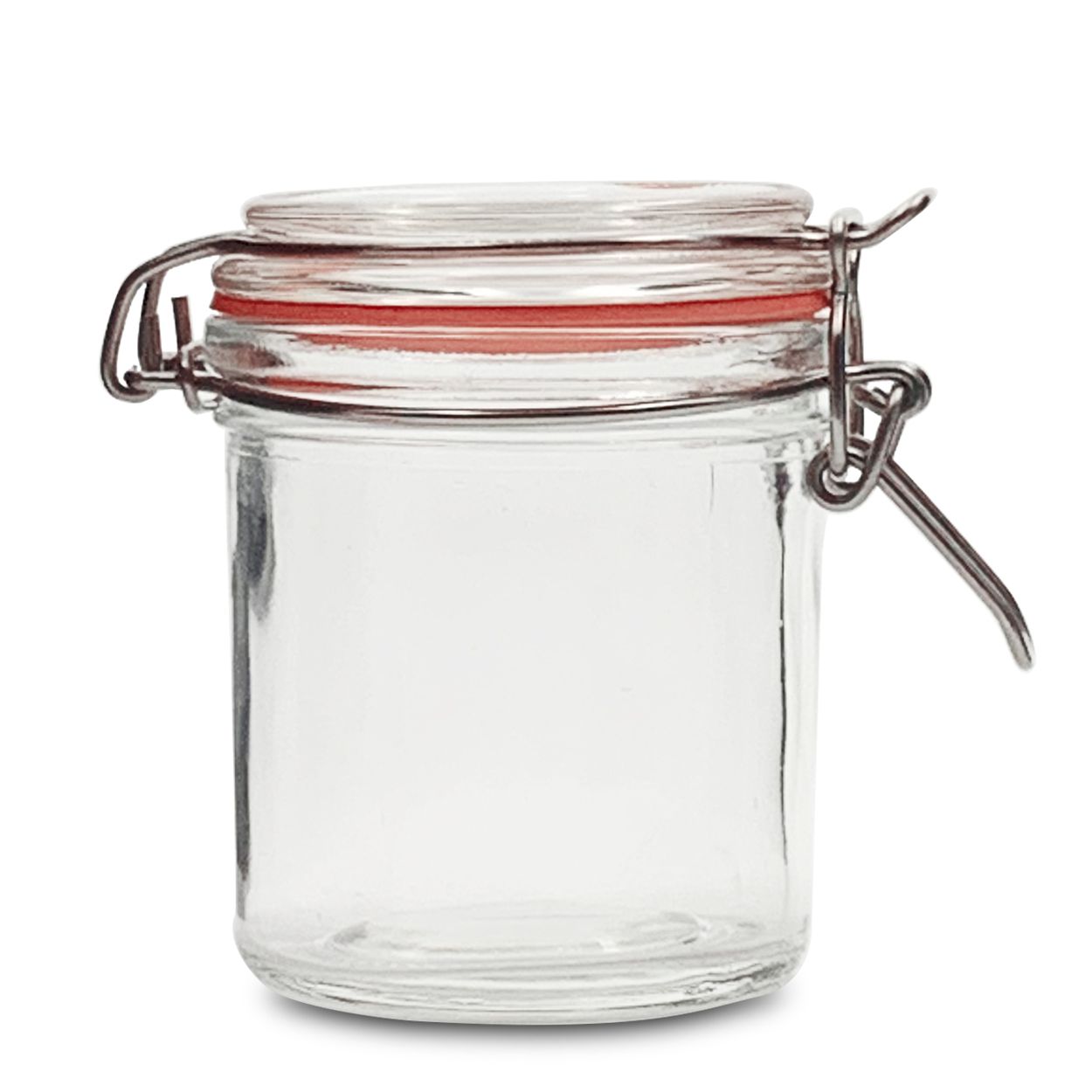 ჩამოკიდებული შუშის სახურავიანი ქილა ყავისთვის, ჩაისთვის და შაქრისთვის